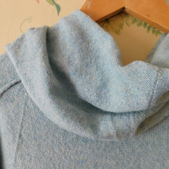 🦅 American Eagle Baby Blue Oversized Sweater Knit 🌳🍃 - Picture 14 of 15